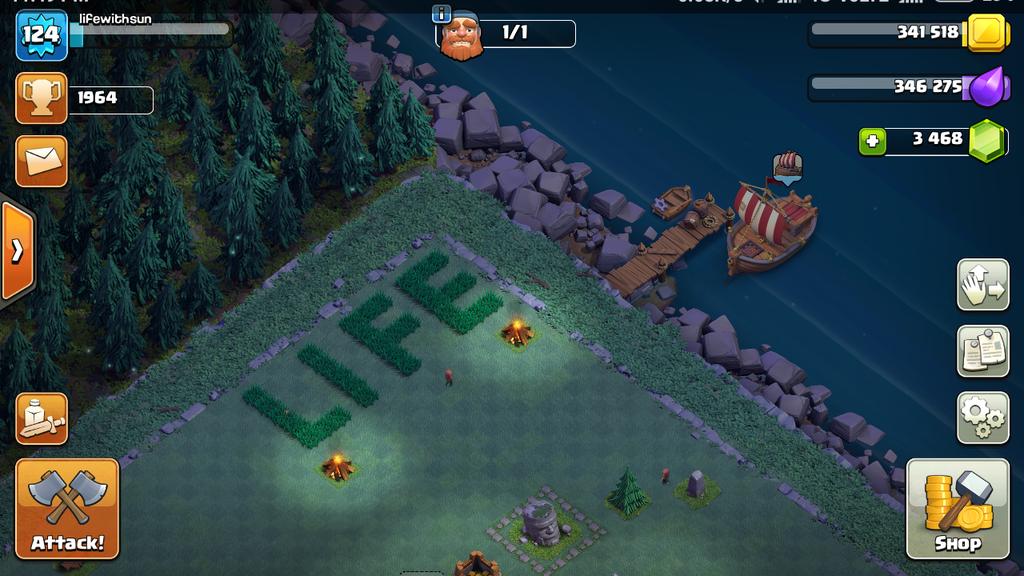 todowhodo's tweet photo. Hey @GaladonGaming LIFE is all about COC ππ. @ClashofClans #CustomGrass https://t.co/Z0I3jcCBWu