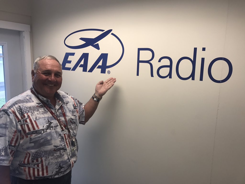 cruiseflight's tweet photo. Good morning, #airventure!  Turn in at 9am to hear Rick Siegfried chat about tonight's Spirit of St. Louis performance. #EAARadio #avgeeks https://t.co/OCdJqcFdJ8