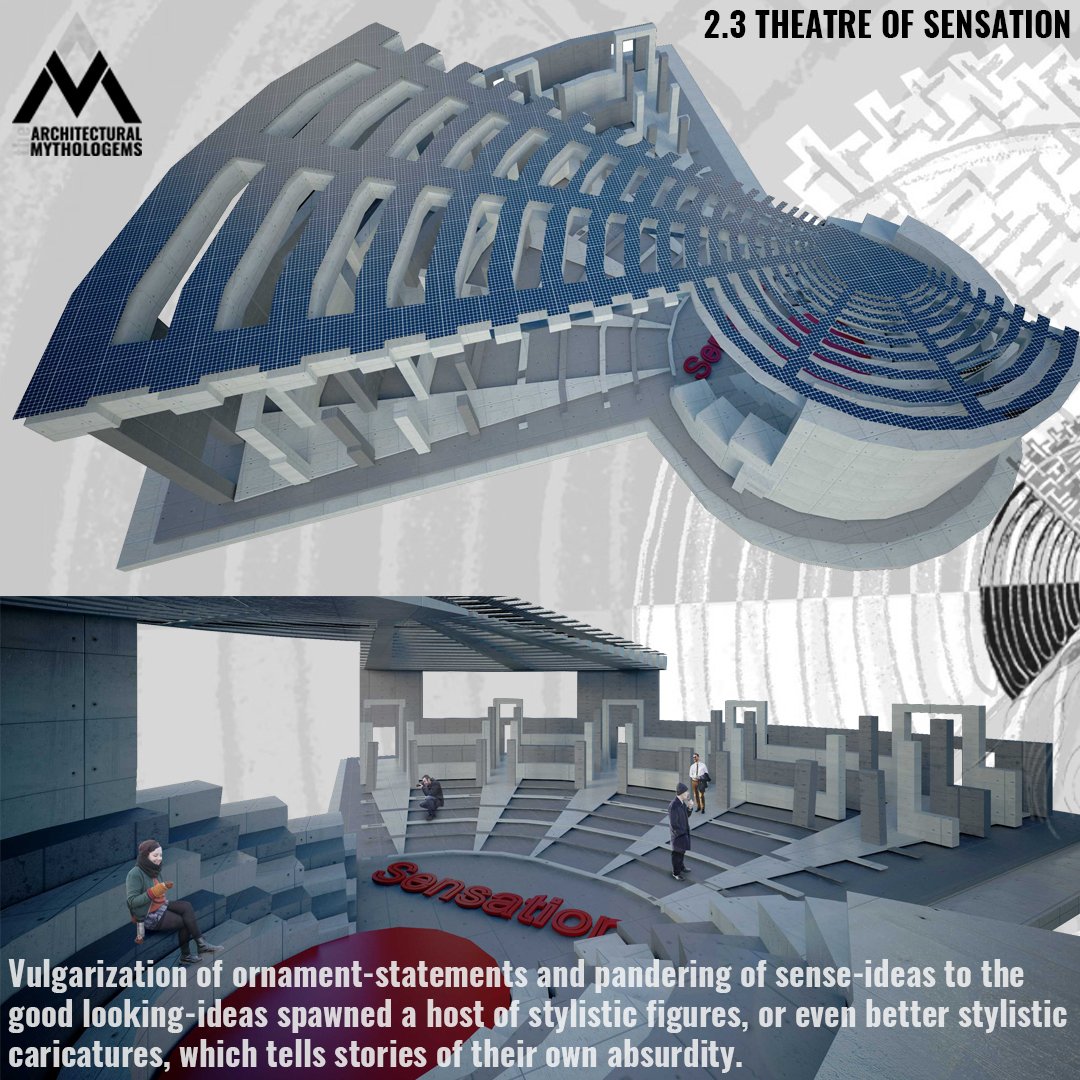 Mythologems's tweet image. #thearchitecturalmythologems #architecture #architecturetheory #philosophy #conceptart  #psychology #symbolism #educational
