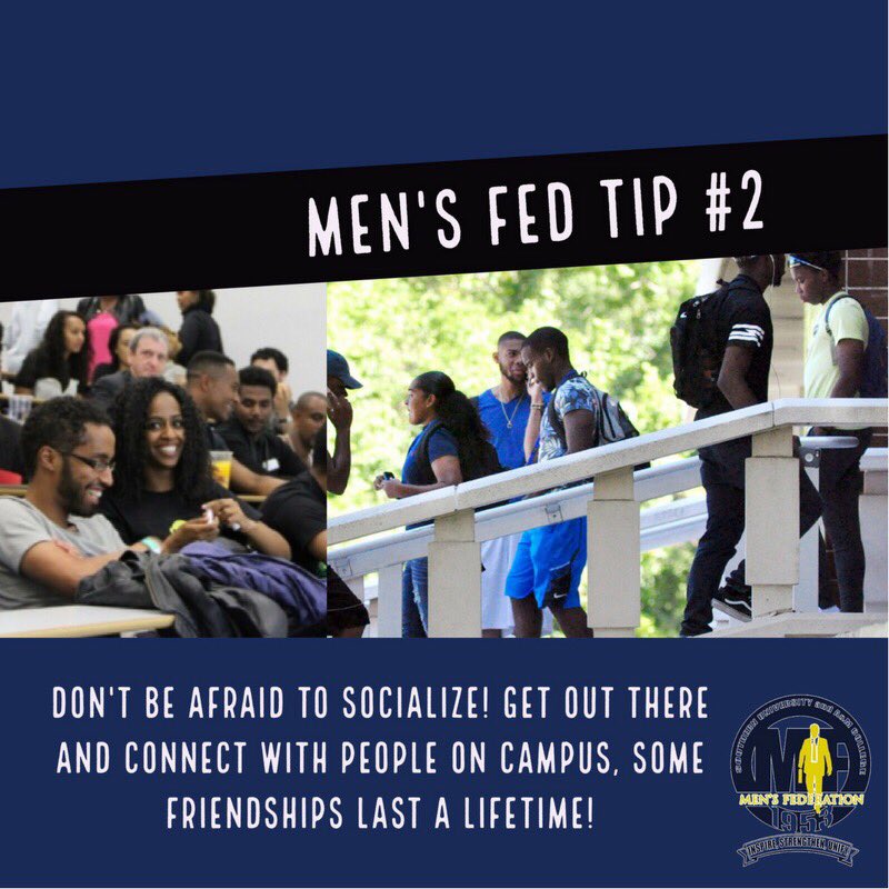 _AKenney's tweet photo. #TrustTheFeds Tip #2 🗣📲 Go out and socialize, make your connections and have a great SU experience!  #SU21 @SUMensFed @SUMenInSuits https://t.co/cFnjfvv4xE