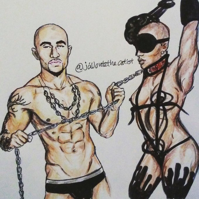 WOW!!!! ♥️Thank you for this amazing #FanArt @javontetheartist  You are so talented! Look 👀 @kingnoire