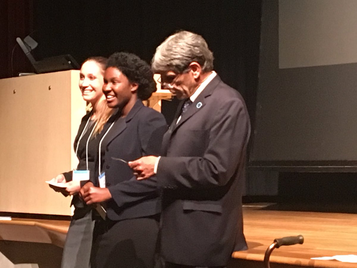 UNC_GradSchool's tweet photo. Congrats to #SUP2017 Symposium poster presentation winners Jared Richards, Rebeca Thweatt, &amp; DeCélia Browne! #UNC @unccollege https://t.co/k5tIWWumKR