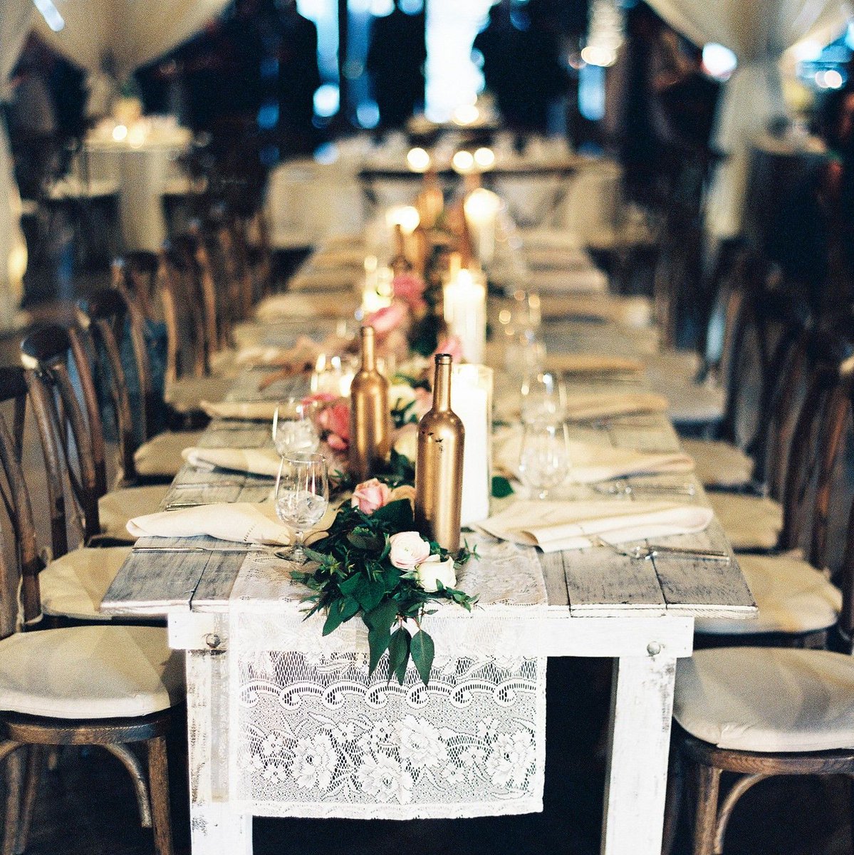 so much love for this farm table design #weddingwednesday #randievents #events #eventplanning #Nashville #eventdesign #nashvilleweddings