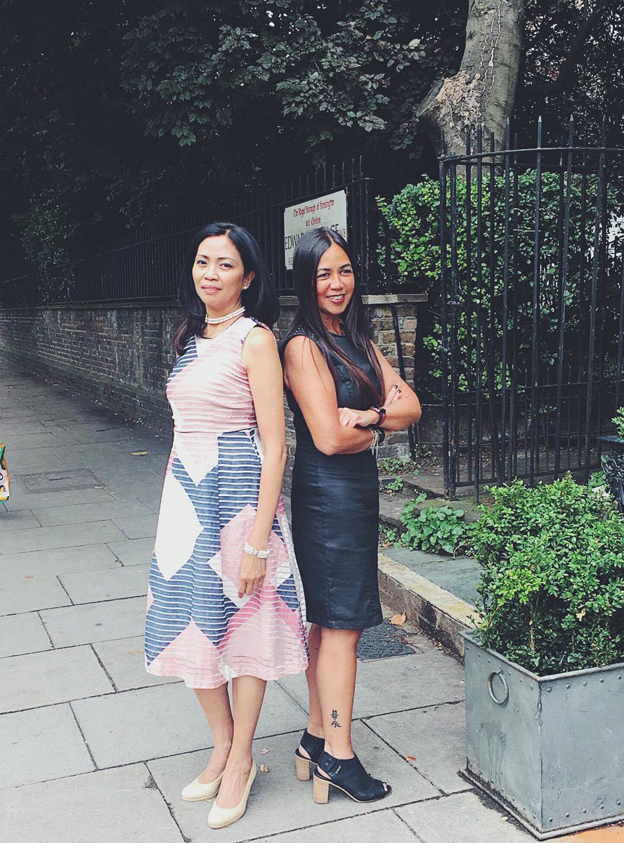 thirdyado's tweet image. Interview with Rowena Romulo and Cynthia Barker Named one of the 100 most influential Filipinas in the world. @ABSCBNNews @ANCALERTS