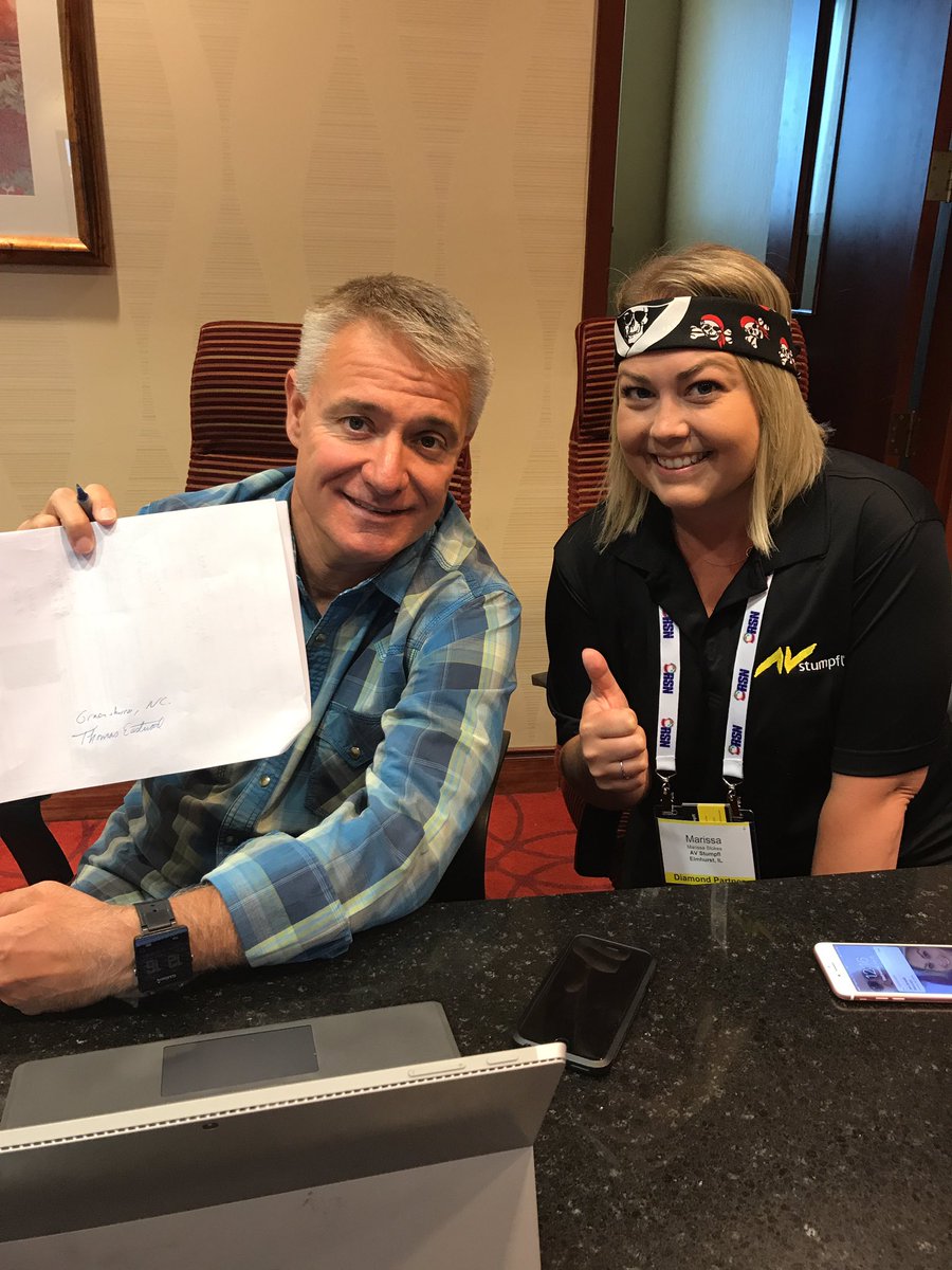 LesaPM's tweet photo. #rsnelevate2017 #pirates team strangers pic - Thomas Eastwood from Greensboro NC! https://t.co/I7eXsIxrAn