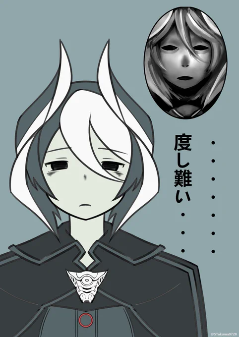 #メイドインアビス
自分の顔にコンプレックスを抱えるオーゼンさん(/▽\) 
