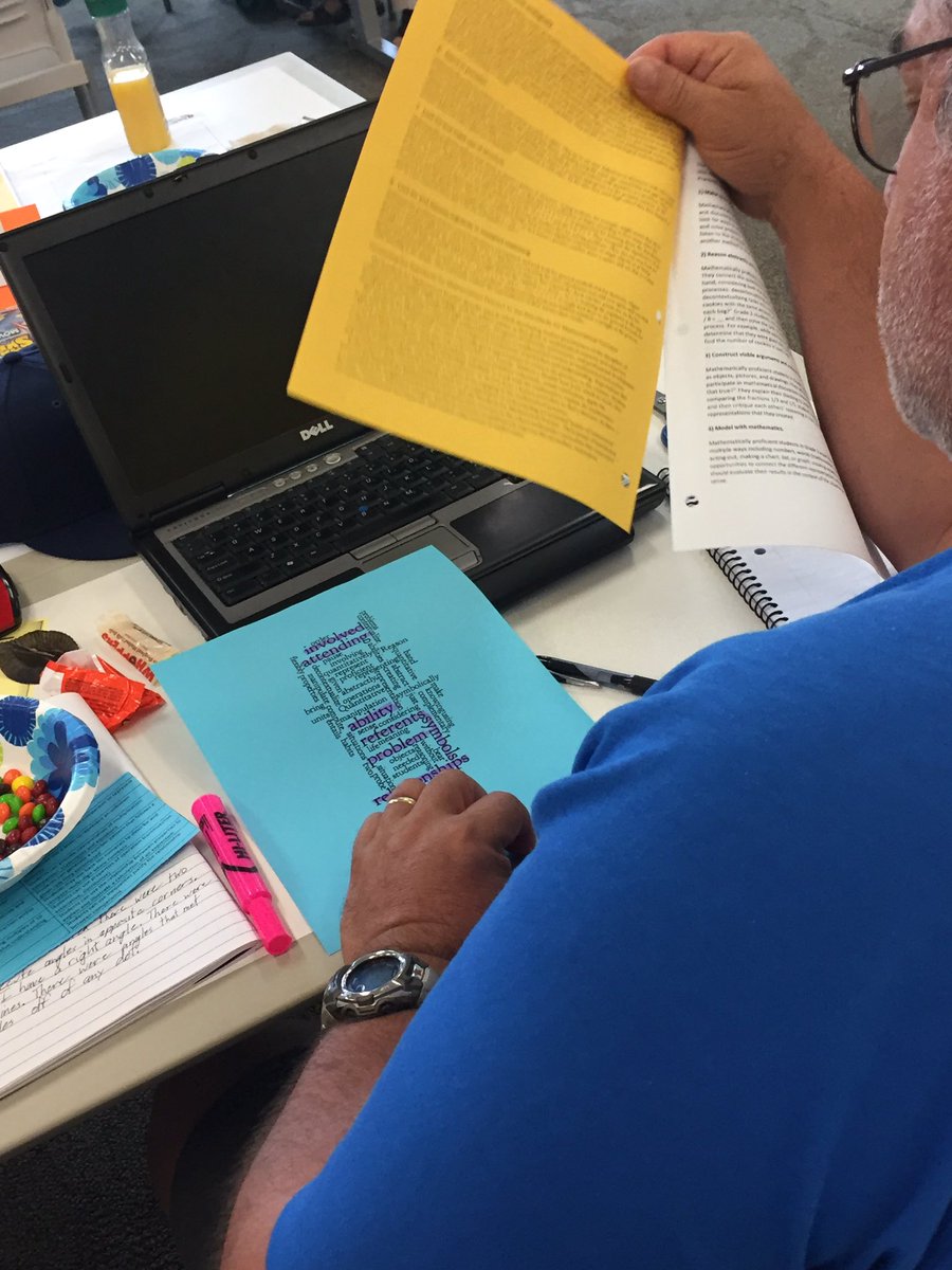 teacherkpratt's tweet photo. "What in the Wordle?!" Which #mathematicalpractice does your wordle represent?! #e4tech @E4Tech_Teacher https://t.co/sLfjD0g5q9