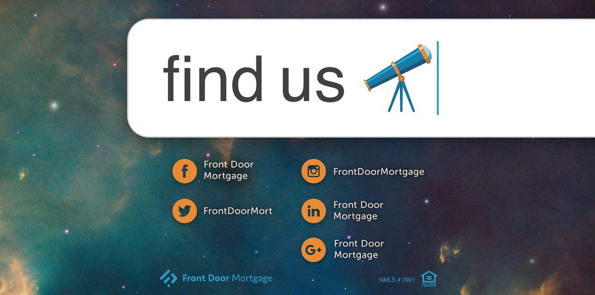 FrontDoorMort's tweet photo. To stay up to date on #mortgage industry news or for helpful #homebuying advice, find and follow us. 👍 https://t.co/2GrmDHW9wI