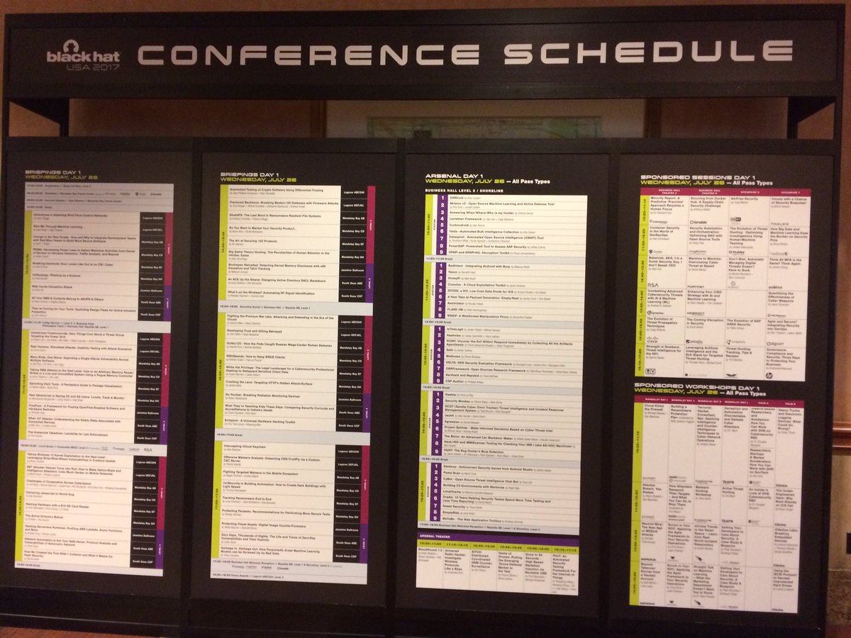 SEwingOttmers's tweet photo. So many choices! #BHUSA @DeltaRisk https://t.co/ry9xc0vki5