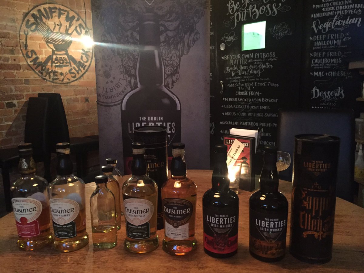 LiamTheMarble's tweet photo. Tasting at @lastchancenotts #IrishWhiskey #Dubliner #Liberties #whiskey #tasting #nottingham https://t.co/PYSIq1iSMi