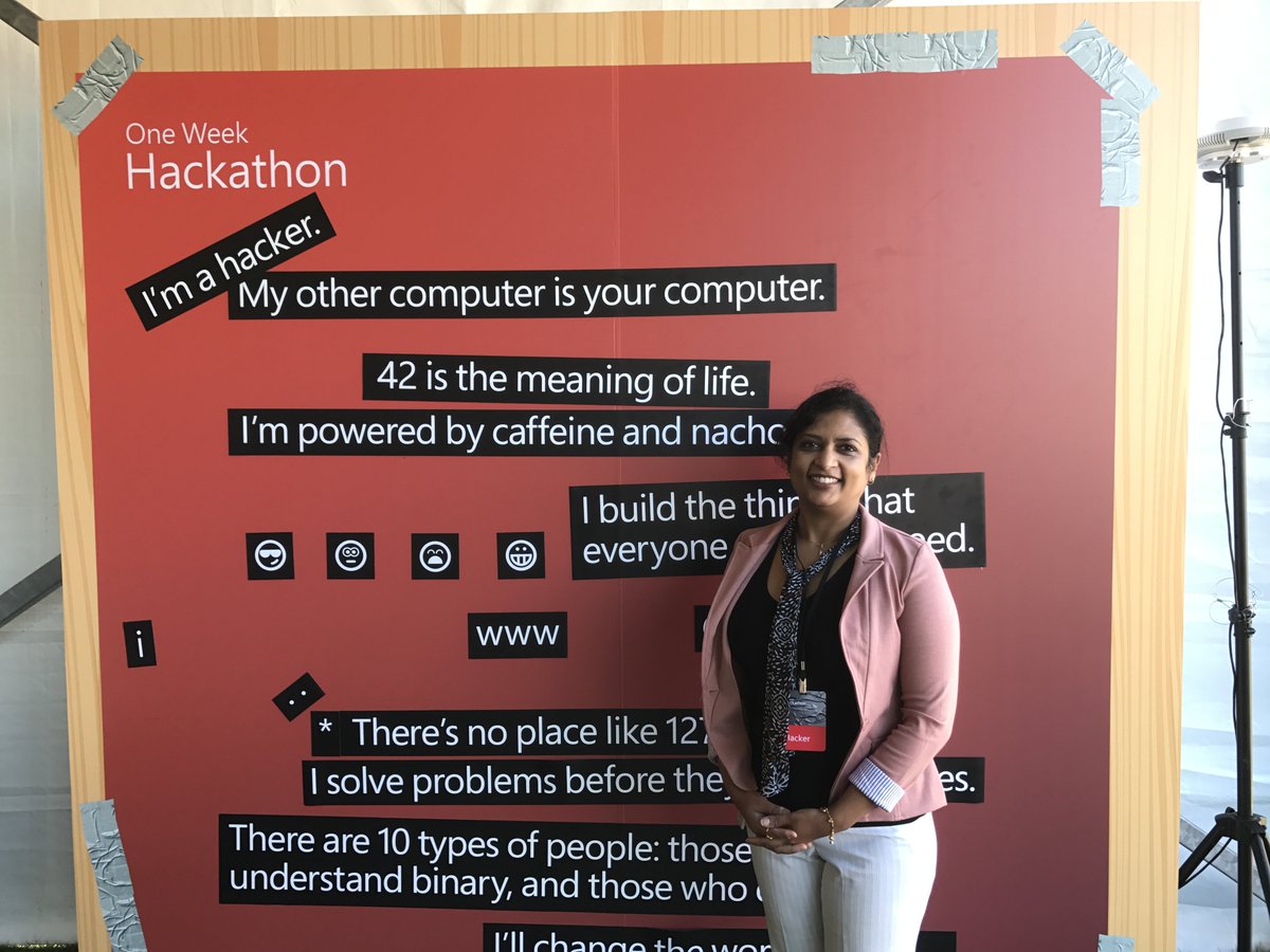 SpiritOfRichaTh's tweet photo. Fuel up @ #Hackathon2017. Day 3 here in Hecken #MSFTGarage. #MicrosoftLife is good 😊 https://t.co/n5vNkvTubc