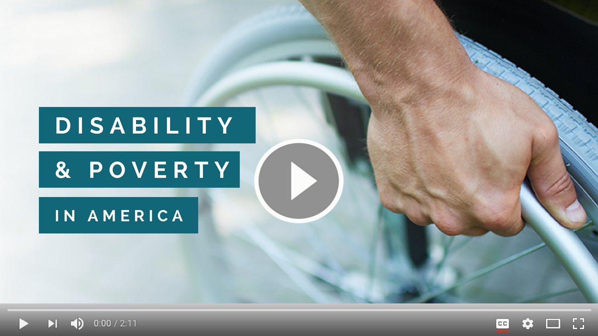 natdisability's tweet photo. Check out National Disability Institute's new video about disability & poverty in America. Watch: https://t.co/Q3Nx5EjQCi #DisablePoverty https://t.co/R8uxdY9QGP