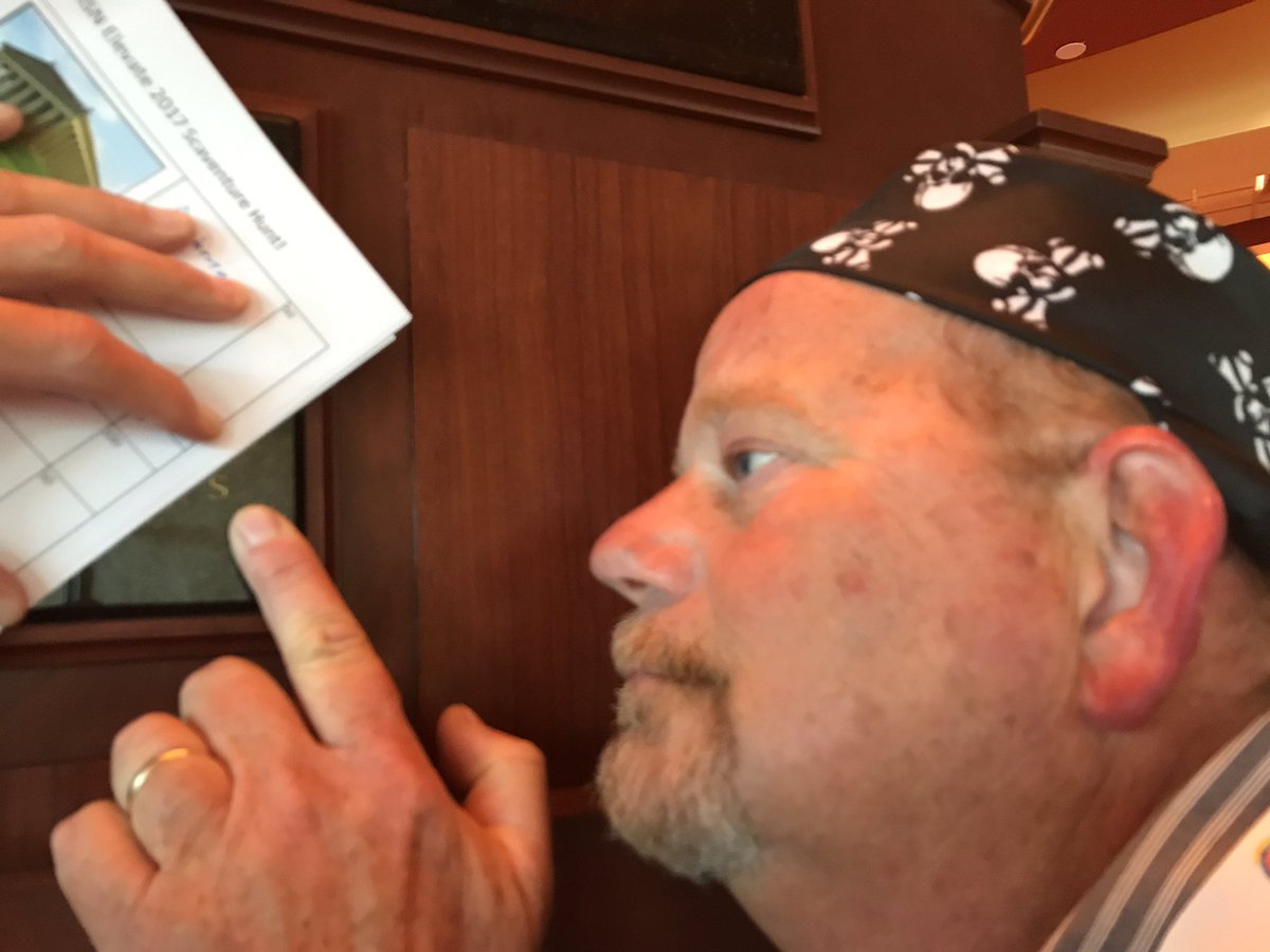 LesaPM's tweet photo. #rsnelevate2017 #pirate team scavenger hunt representing an S! https://t.co/ebHhXPB5YW