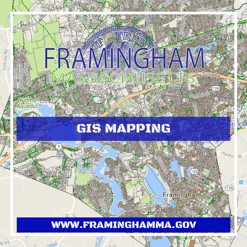 Framingham Town Recreation Areas Map