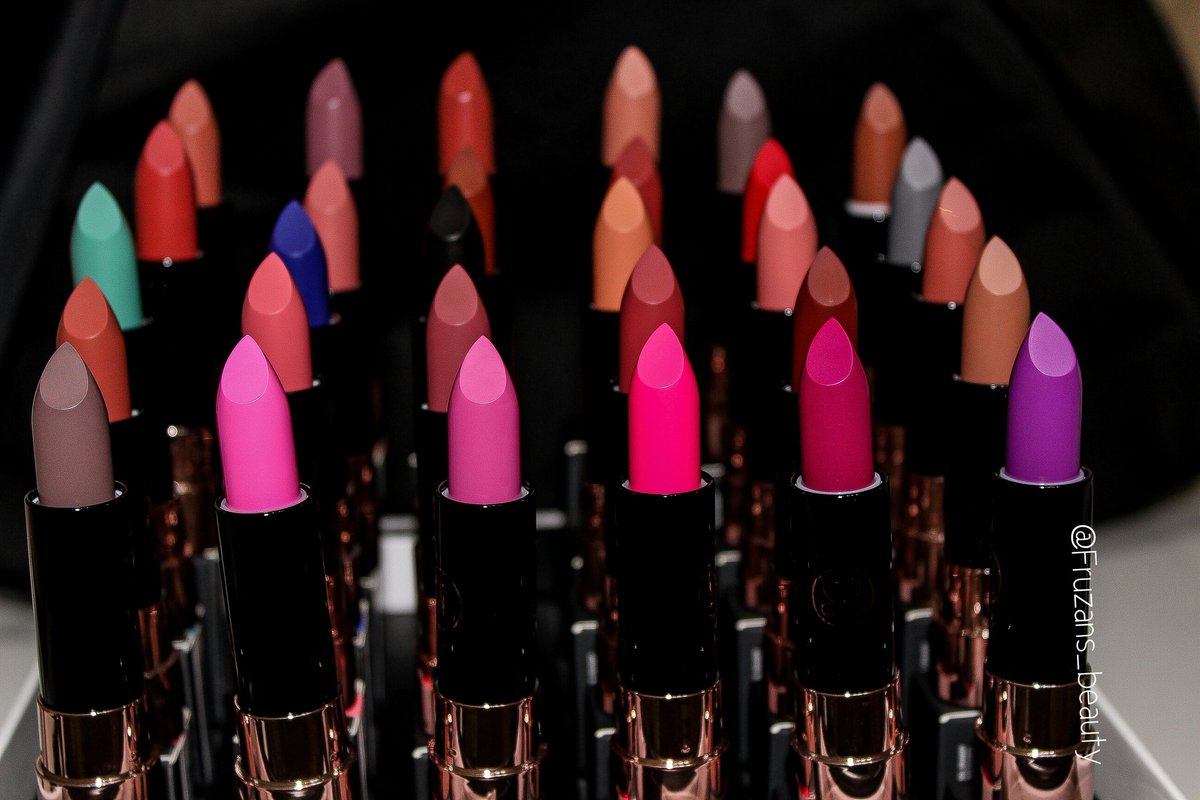 fruzans's tweet photo. Heaven 😍 @ABHcosmetics  Matte Lipstick are soooo perfect ❤ @norvina1  #norvina #abhlipsticks https://t.co/eRbF78ktjQ