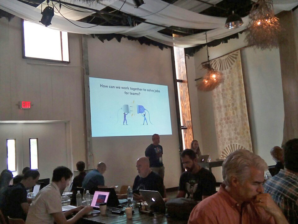 CatapultLabs_'s tweet image. Off to start Day 3 at @Atlassian #ConnectWeek. Great day to collaborate. Shoutout to @RiadaAB @Atlas_CRM @comalatech building awesome stuff.