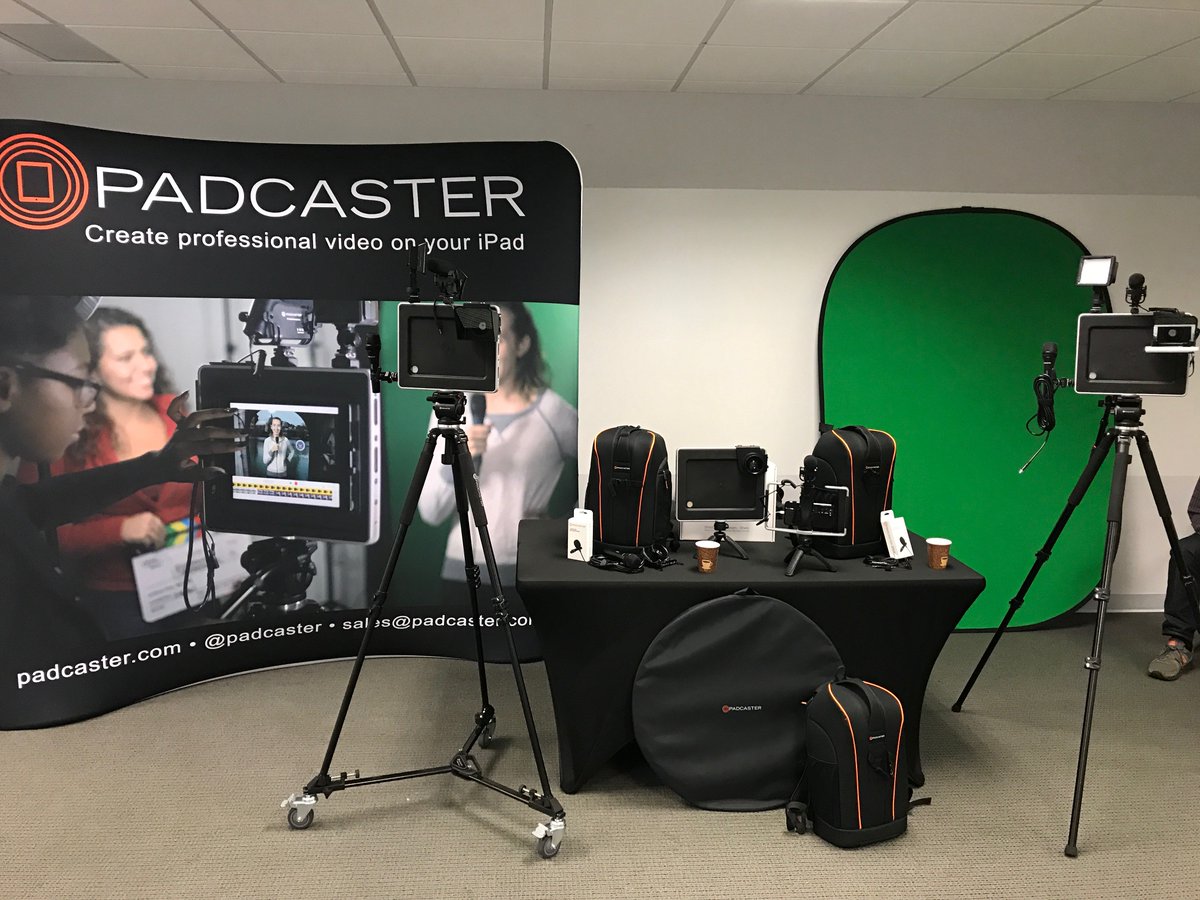 padcaster's tweet photo. We had a great time live streaming and shooting video at #ActivCon17 with @LHRICit! #edtech https://t.co/gOjJK56Nu9