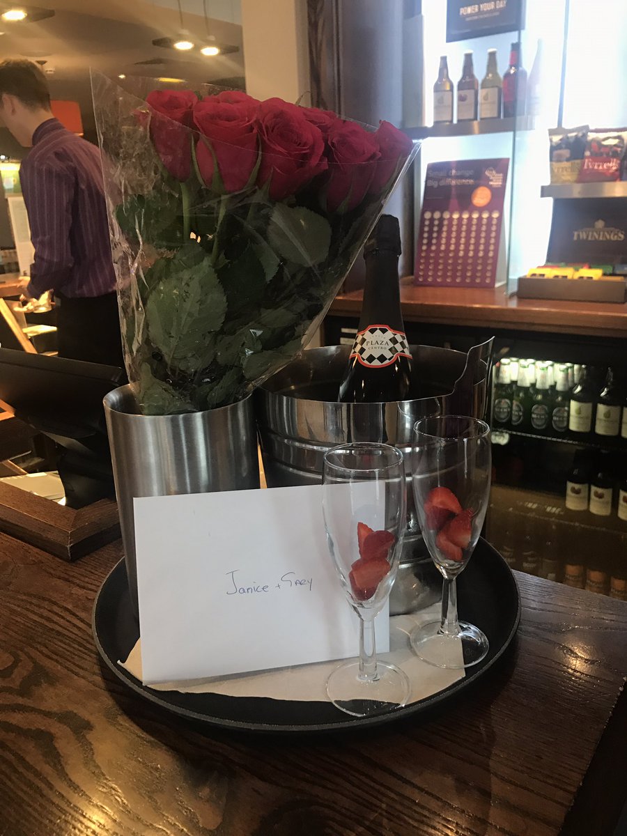 CharlieHolderX's tweet photo. A little something to celebrate 15 years of happiness for 2 of our regular guests ❤💜 @Michael92894312 @HomeisNHC @lozza710 https://t.co/Qfx3mHjxzM