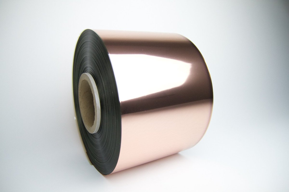 DunmoreCorp's tweet photo. Dunmore has added copper #metallizing capabilities in the US. Learn more about copper film. #converting #coating https://t.co/f25RGDG2p4 https://t.co/9NQKI4GLlI