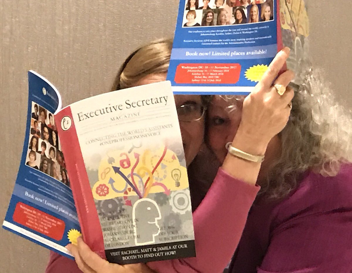 ExceptionalEA's tweet photo. Loved checking p 14 and more of July/Aug issue of Exec Sec Mag @ #IAAPSummit2017 with none either than the wonderful @bmciaap !
#ExecSecLive https://t.co/cpYlgRsaSU
