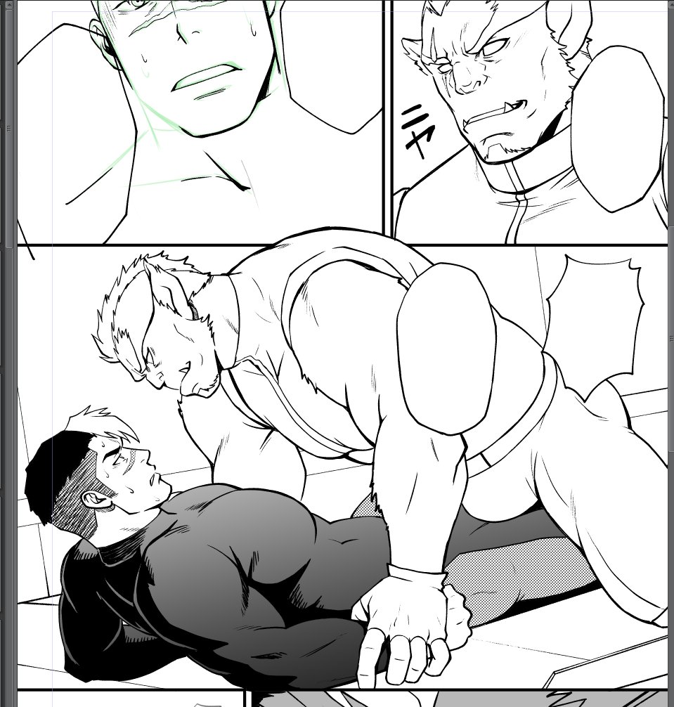 ガルラばかり描いてたらガルカと麻痺してきた(;'Д`A っていうかまだネーム全部出来てないのにこの原稿終わるんかね…。 