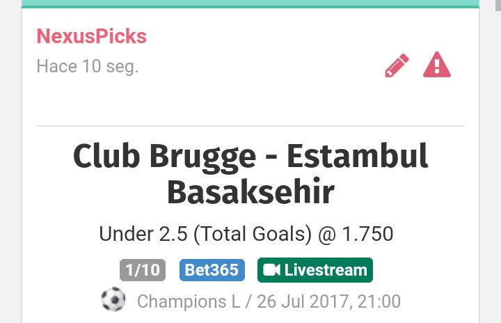 NexusPicks's tweet photo. #PICK3

CLAS. UCL

- Menos 2.5 goles

💰 CUOTA @1.75
🔥 STAKE 1 https://t.co/LtBDSle3UA