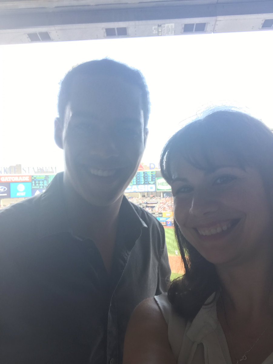 MariaFMagro's tweet photo. @ISG_News #FirstYankeeGame #FirstCompanyOuting @camcam825 https://t.co/0JIEC9QGFx