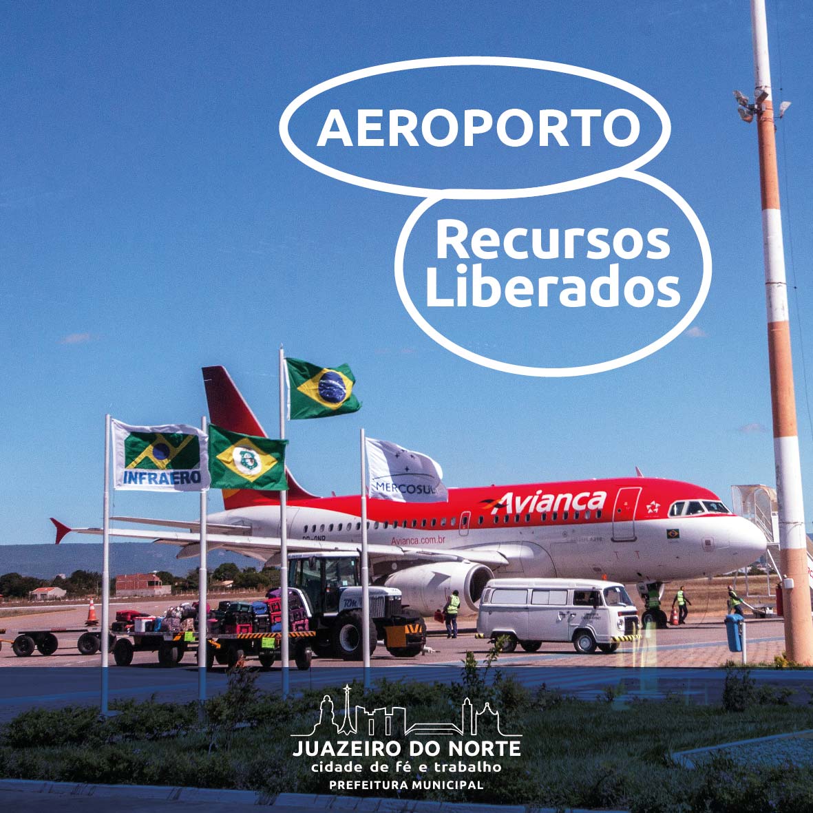 prefjuazeiro's tweet photo. Ministro dos Transportes anuncia liberação de recursos do PAC para obras do Aeroporto Orlando Bezerra de Menezes. https://t.co/vjA85P9cMN https://t.co/6clDREvTDm