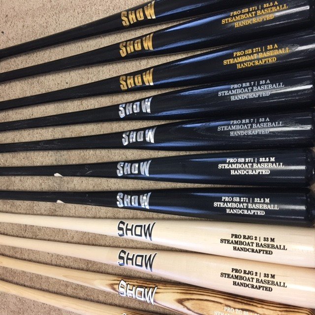 SHOWBATSLLC's tweet photo. Our bats are all hand-crafted from the best wood billets on the market.  #showbats #baseballbats #powerhitterswelcome https://t.co/V96qvIyC6E