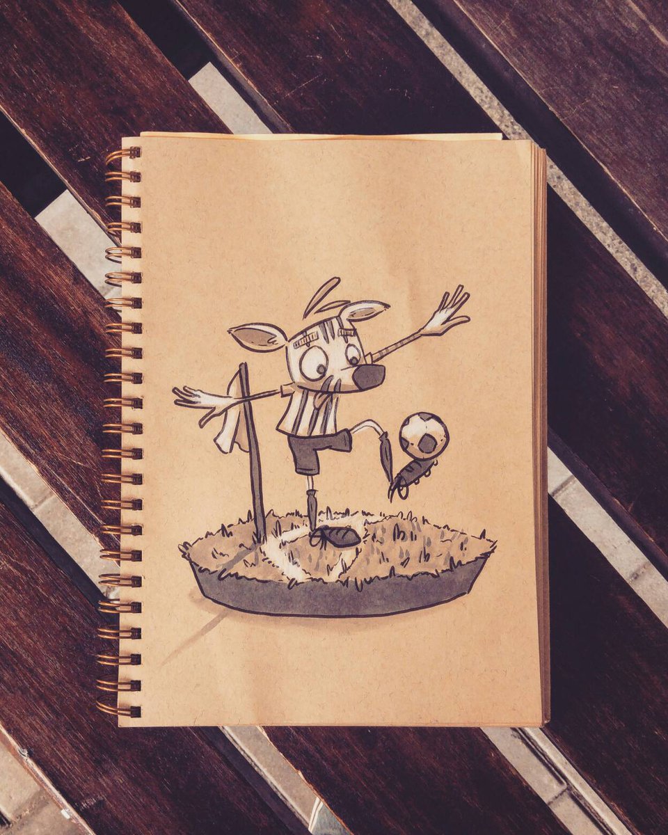 sacrebazart's tweet photo. Ready to goal 🙌
#welovesporting #sketch #zebra #conceptart #doodle #rcsc https://t.co/9feNOBuuGI