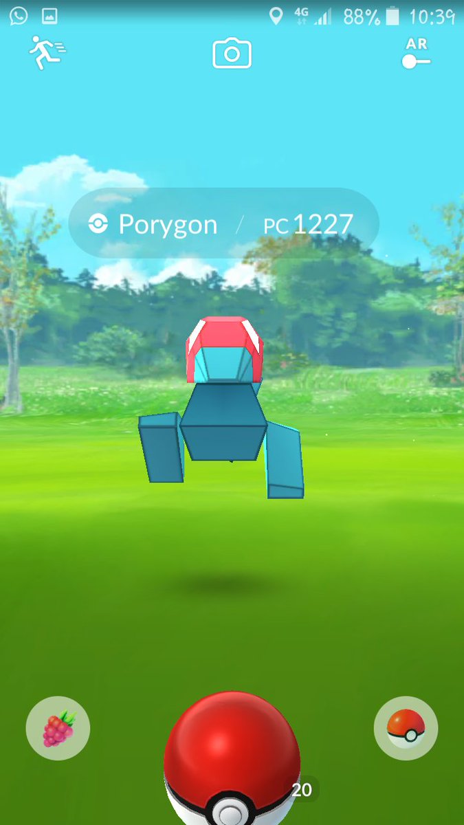 Oscarlucero91's tweet image. Mi primer porygon salvaje 😍😍@Pokemon_Go_Py @TeamValorPy