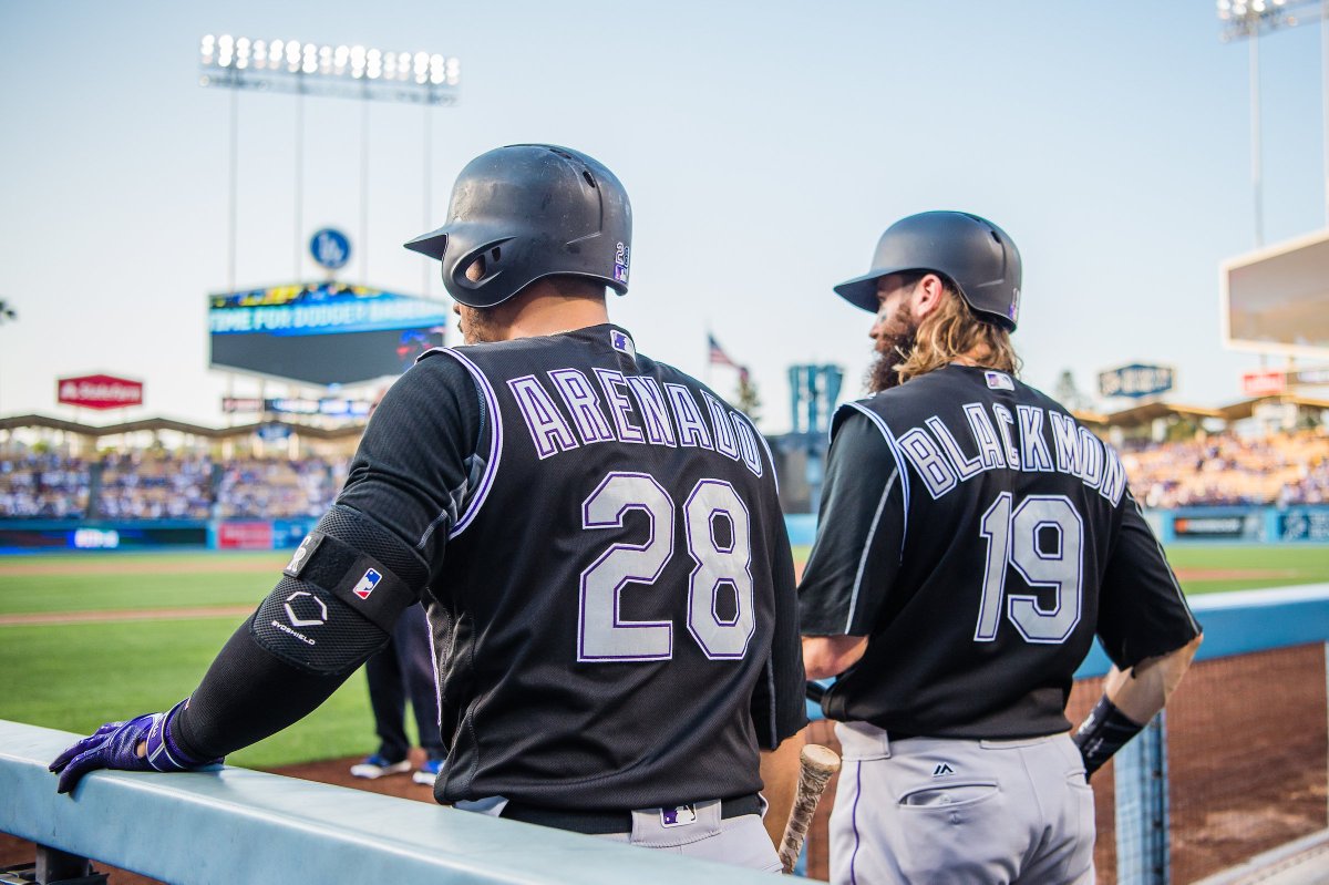 Nolan (59) and Chuck (57) are leading the Majors in extra-base hits: atmlb.com/2tKmVqW https://t.co/HRApSWe7wp