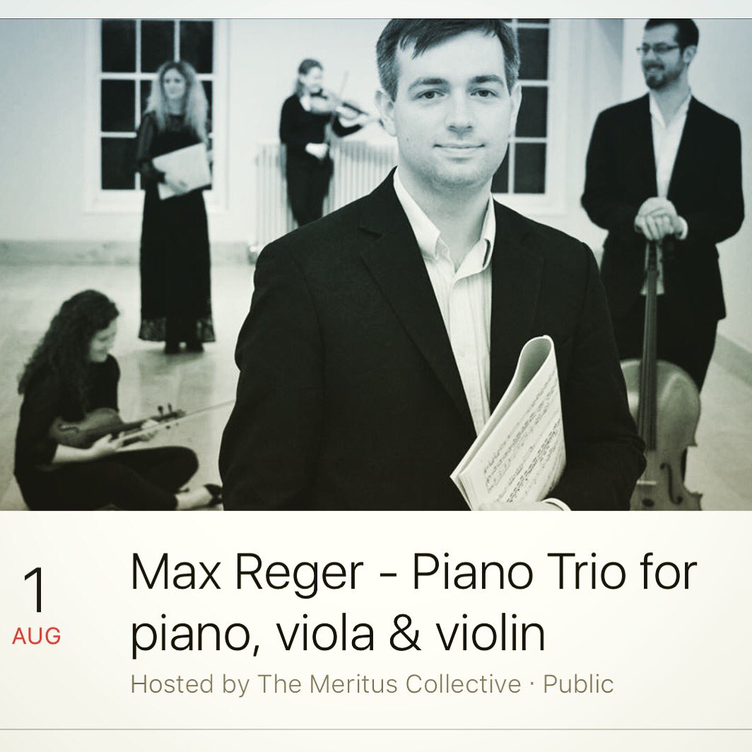 MeritusC's tweet photo. Less than a week to go!! 🎻🎹https://t.co/jHM7ac5o2f #Highgate #lauderdalehouse #merituscollective #pianotrio #maxreger #violin #Viola #piano https://t.co/9fPssD1hGP
