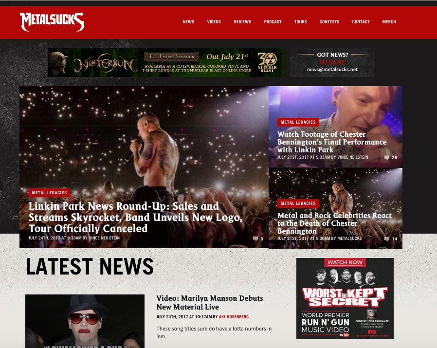 Oh just scrolling through <a href="/metalsucks/">MetalSucks</a> and #boom there's <a href="/WKS_WV/">Worst Kept Secret</a> beside <a href="/linkinpark/">LINKIN PARK</a> and <a href="/marilynmanson/">Marilyn Manson</a> #RunNGun @GKEYoutube <a href="/ghsstrings/">GHS Strings</a>