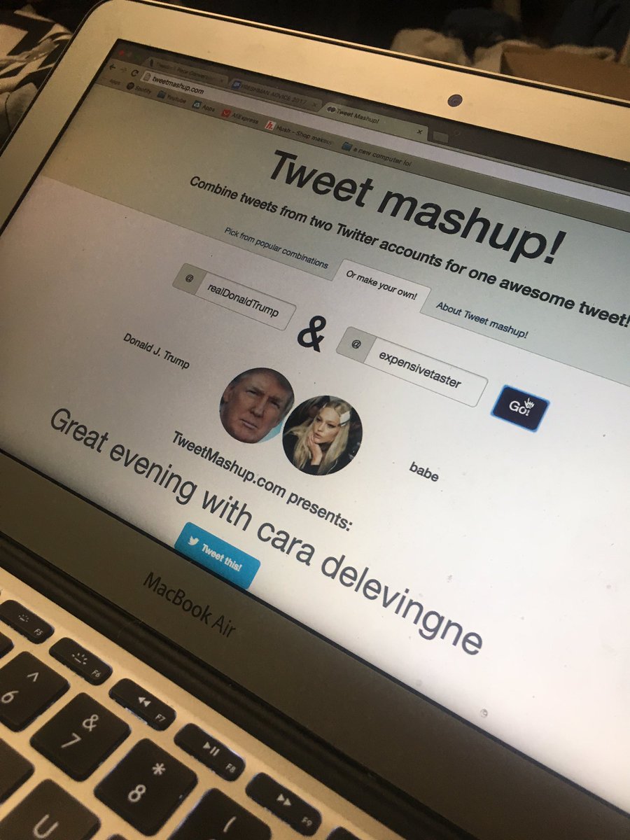 expensivetaster's tweet photo. i mashed up my tweets with trumps https://t.co/63zftilBBh