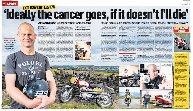 Best feature in this week's <a href="/MCNnews/">Motor Cycle News</a> - <a href="/michaelguy01/">Michael Guy</a>'s interview with @JimWhit69. What a bloke.