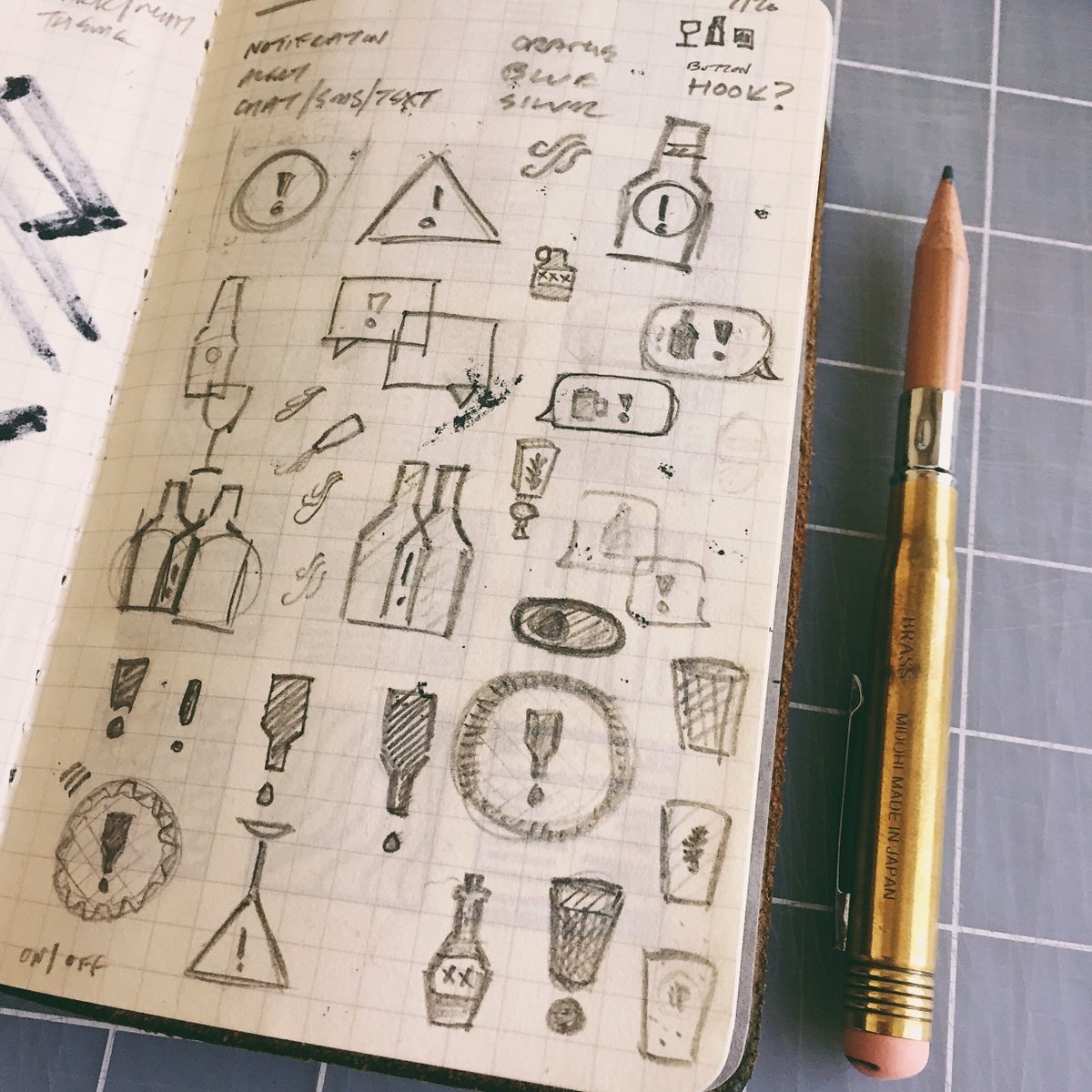 RyanColgin's tweet image. Sketching some logo concept for an upcoming internal project @LookFar_Ideas . Stay tuned for more! #LogoDesign