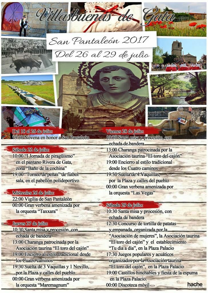 SierraGataOtono's tweet photo. Fiestas de #verano en #SierradeGata, disfruta de San Pantaleón en #VillasbuenasdeGata https://t.co/BYj8xXWg8r