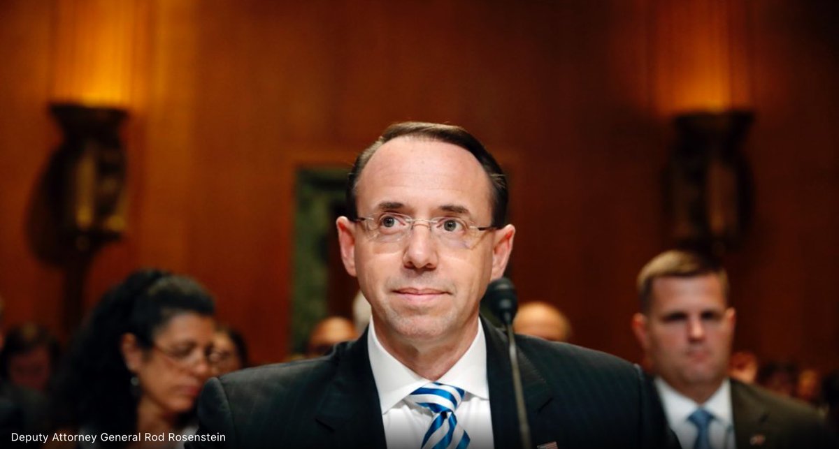 carrieksada's tweet photo. 🚨Is #RodRosenstein about to recuse 
himself from the Russia investigation? #RussiaCollusion #DOJCollusion 
#MAGA 
https://t.co/f25yoJZQXt https://t.co/NCVpcZb9zl