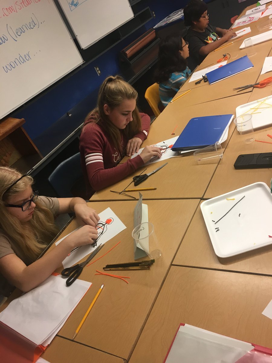 MrsBullock4Real's tweet photo. Mackenzie @STEAMCAMP2017 : Sculpting the nervous system with #wikkistix and #bendaroos @mackraiders @lubbockisd https://t.co/2jCJJyMhBF