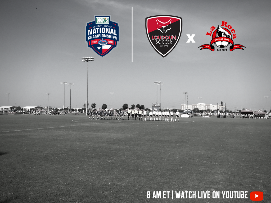 loudounsc's tweet photo. It comes down to this. One game to tell the tale. Will #02GRed reach the National semi's? Find out tomorrow morning! #repthered #ROADtoTX https://t.co/t3Hnf1hRJu