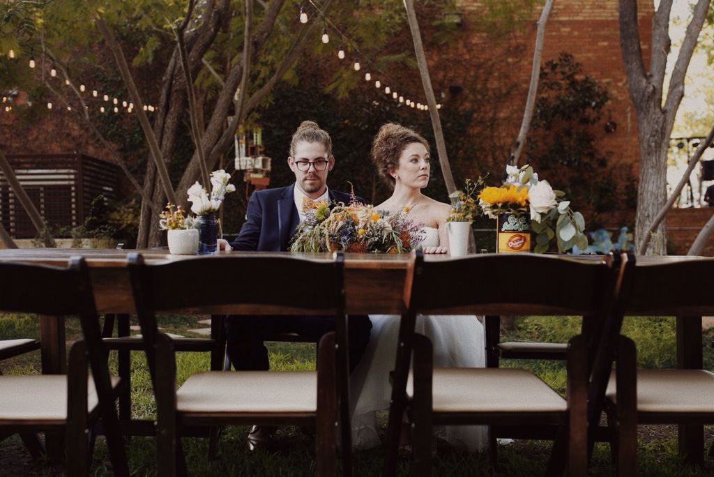 We got a sneak peak of Miles &amp; Sarah's gorgeous wedding photos and we are obsessed! 
PC: Fawn and Fellow