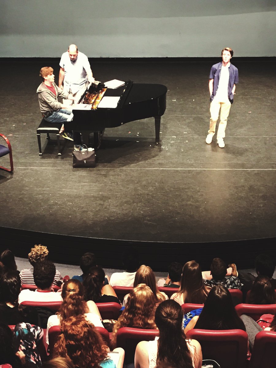 WCC_YoungArtist's tweet photo. Welcome Larry O’Keefe, composer of Legally Blonde the musical! https://t.co/XsnT9eZUfO