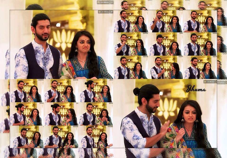 JhumaSunam's tweet photo. My #ExpressionQueenRi u nailed it baby👌👏 My #CutiePieCartoonRi 😍😜😘 #Rikara 💕 #CutestCouple 😍#Ishqbaaaz https://t.co/CiBIzbRMQM