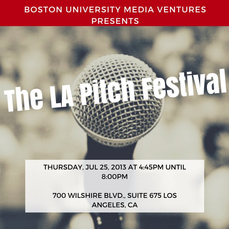 PITCHFEST TOMORROW! MS Media <a href="/BUmediaventures/">Media Ventures at BU</a> we're excited for you! #pitchfest #LA