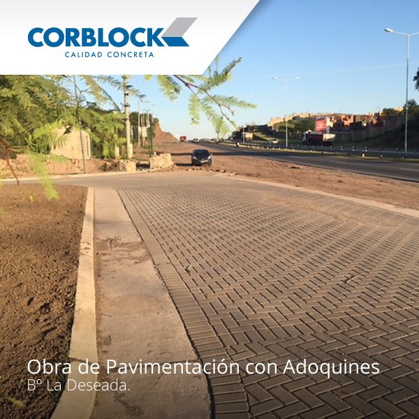 CORBLOCKSAIC's tweet photo. #ObrasTerminadas ☛ Pavimentación con adoquines para obras en la ciudad de Córdoba. Más #InfoAdoquines ☛ https://t.co/nuzkvDWsAE https://t.co/eRnB7zv2Bi