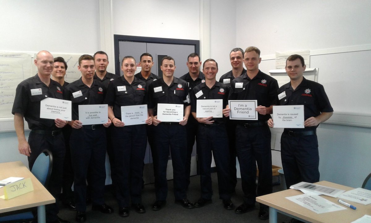 CSA_SRibble's tweet photo. Fantastic @DementiaFriends session with recruits @LfrsStc #dementia #TimeForChange https://t.co/zxhLL2MV9k