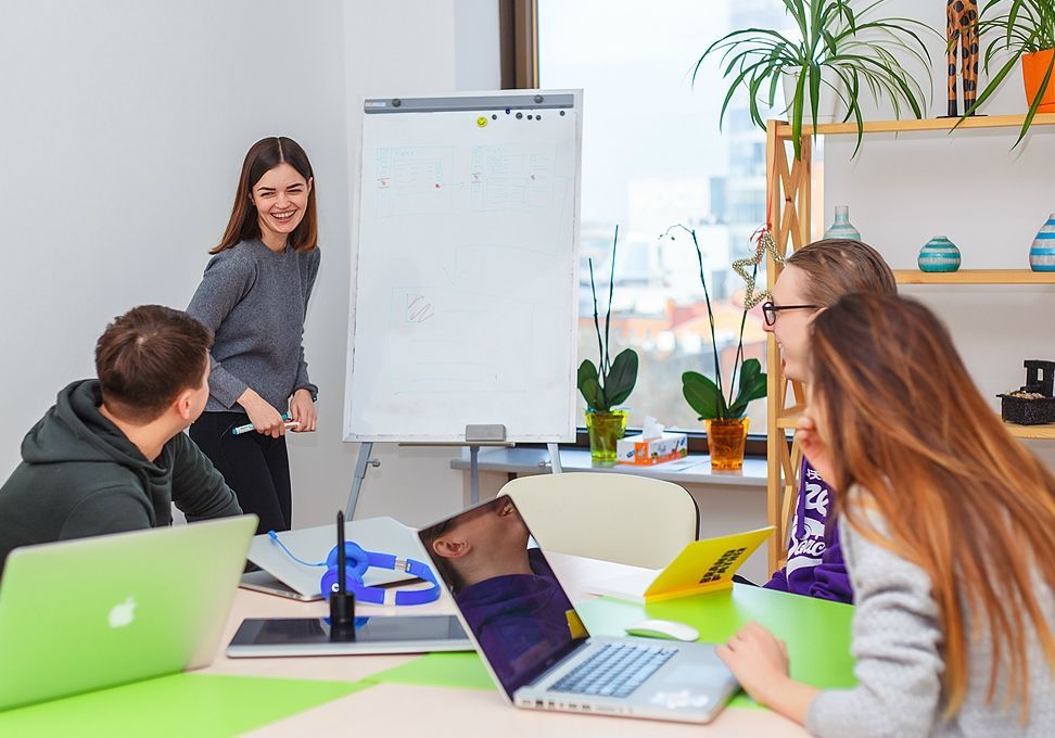 RubyGarage's tweet photo. When #UGEM design studio #team gets together, we know it's time to expect for innovative and brilliant ideas. #designer #RubyGarage https://t.co/enlCQ00yNc