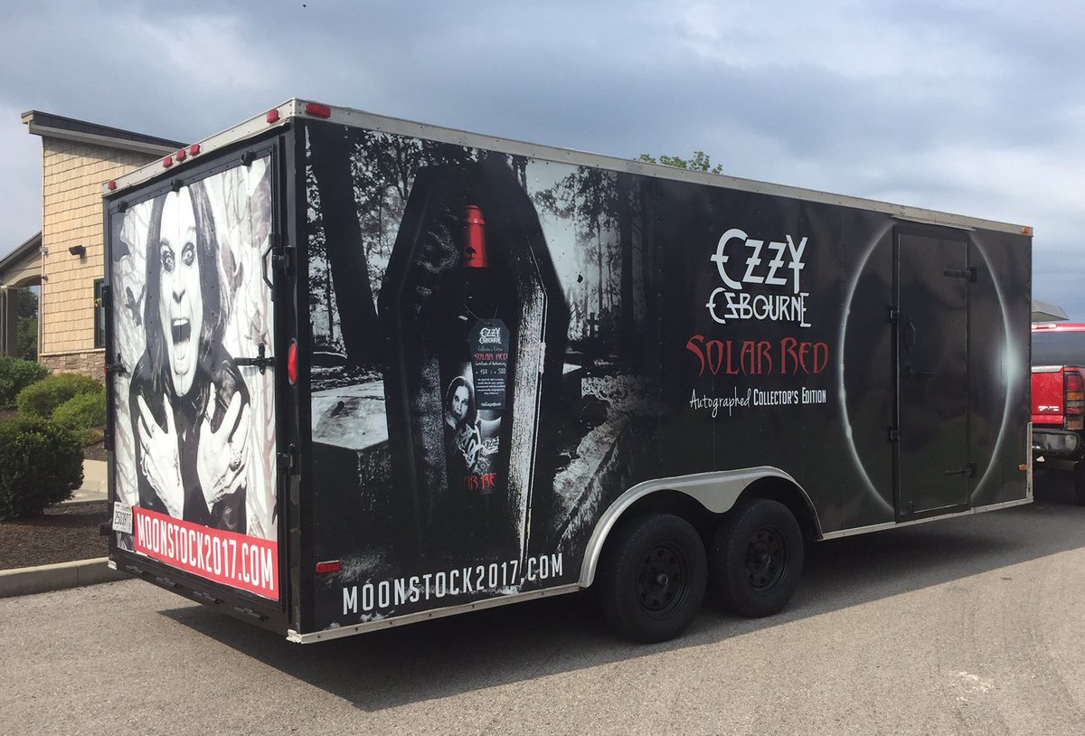 Walkersbluff's tweet photo. @OzzyOsbourne Solar Red Wine..headed to @SturgisRally next week..Available for purchase there August 4-13 https://t.co/KKnOLBrjlx