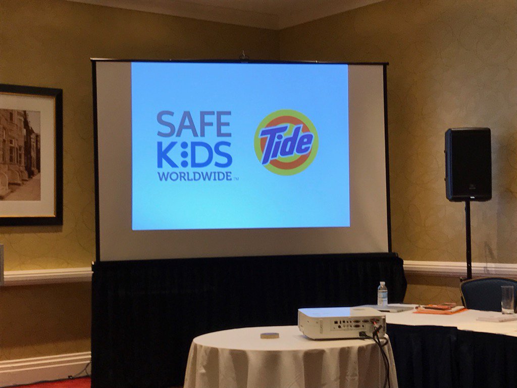 Arrived in Baltimore just in time for Tide Pod presentation. #SafekidsPrevcon2017